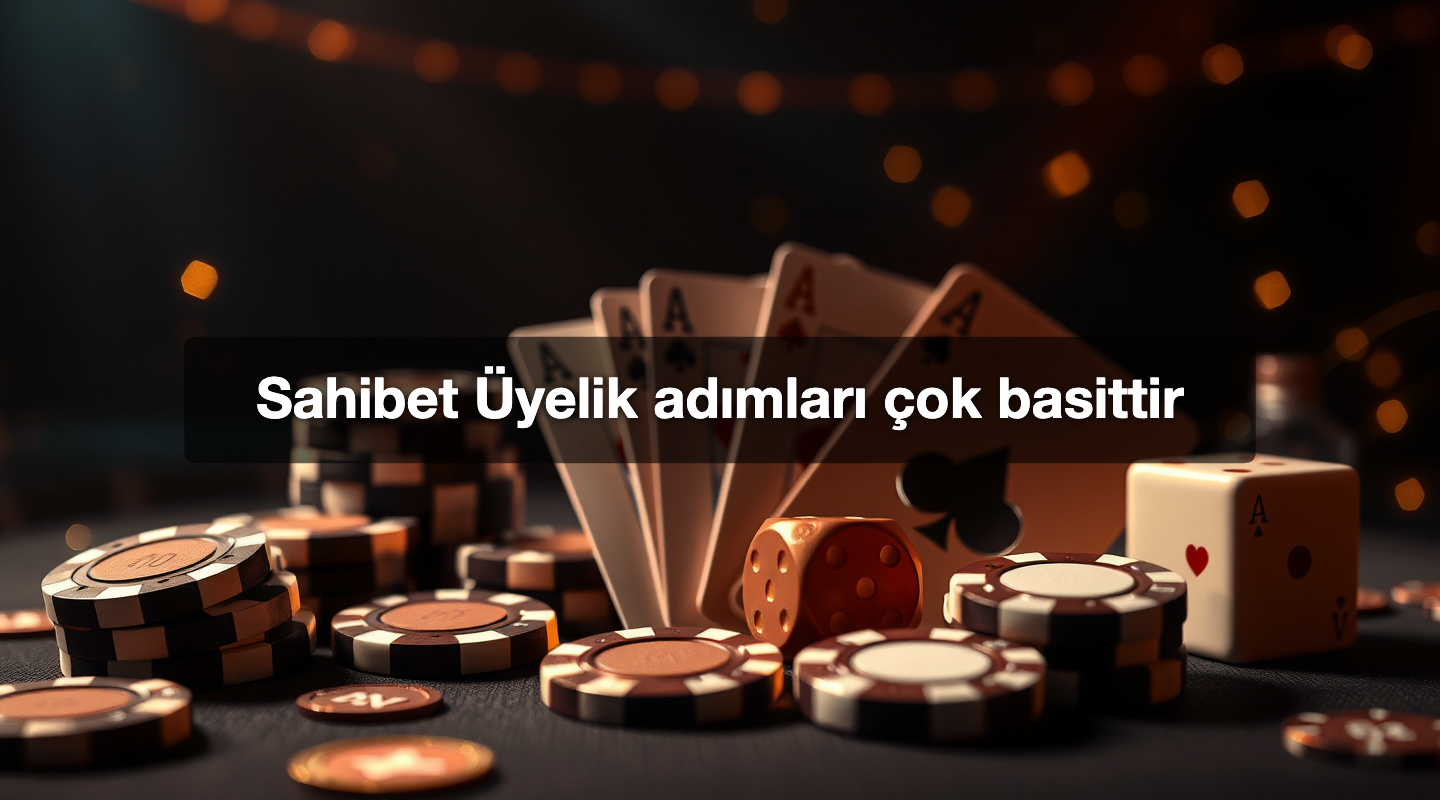 Sahibet Üyelik adımları çok basittir